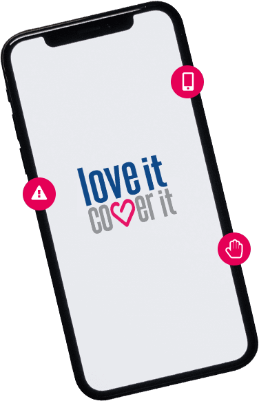 iPhone X insurance - loveit coverit